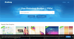 Desktop Screenshot of brusheezy.com